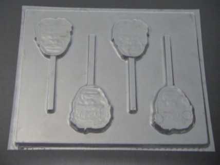 467sp Hunky Man Face II Chocolate Candy Lollipop Mold 467sp Hunky Man Face II Chocolate Candy Lollipop Mold